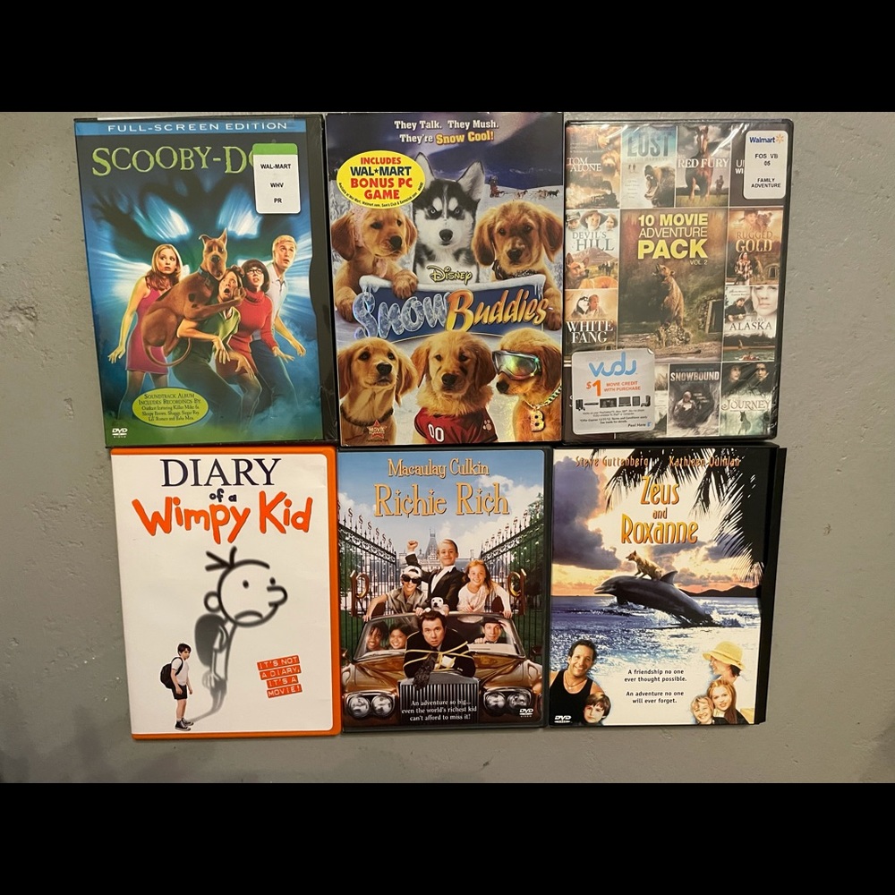 6 Dvd’s